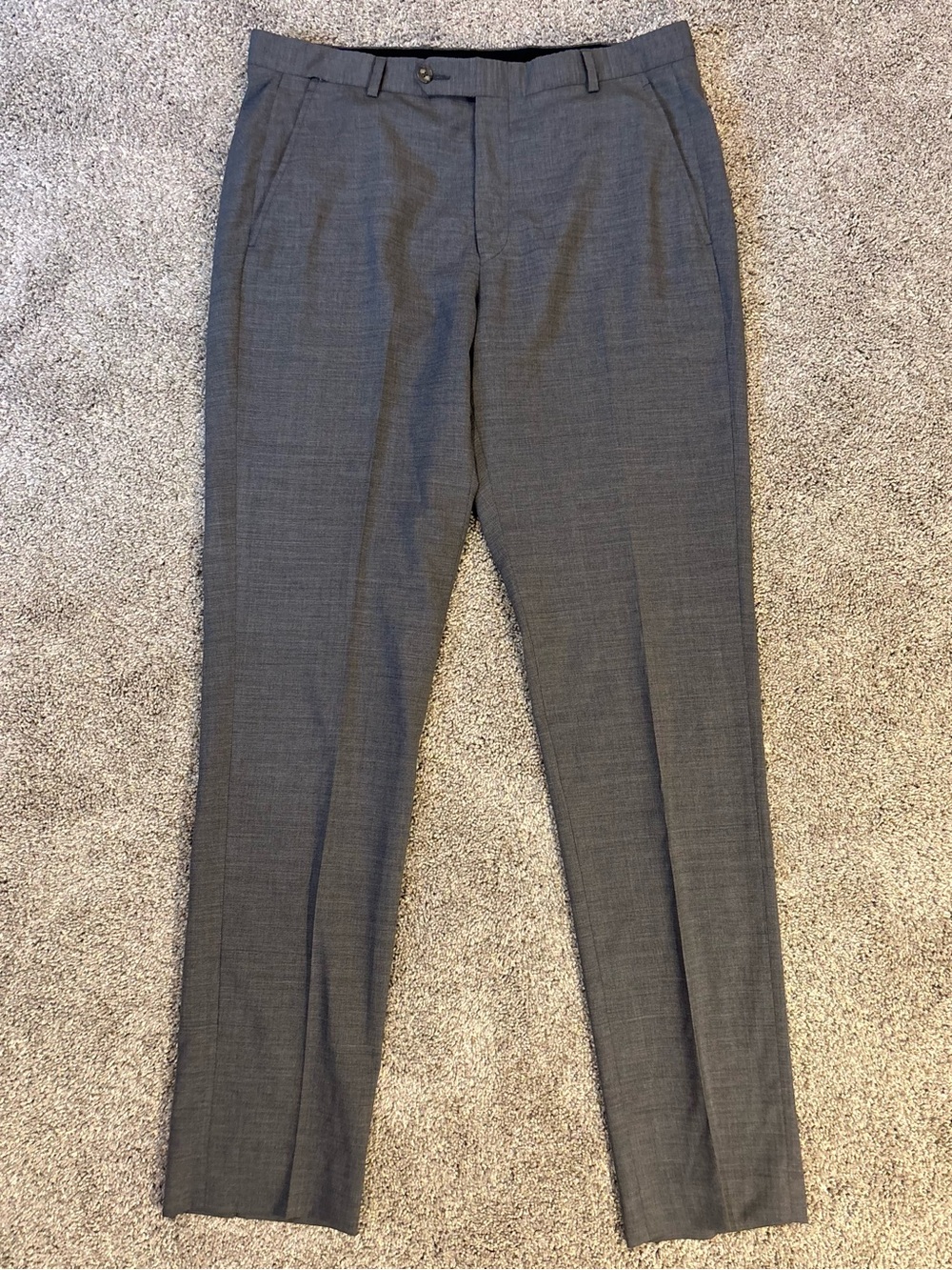 Todd Snyder Mens Italian Wool Gray Dress Pants Trousers Slacks Sutton Fit 32 USA